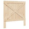 vidaXL Estructura de cama con cabecero madera maciza pino 100x200 cm