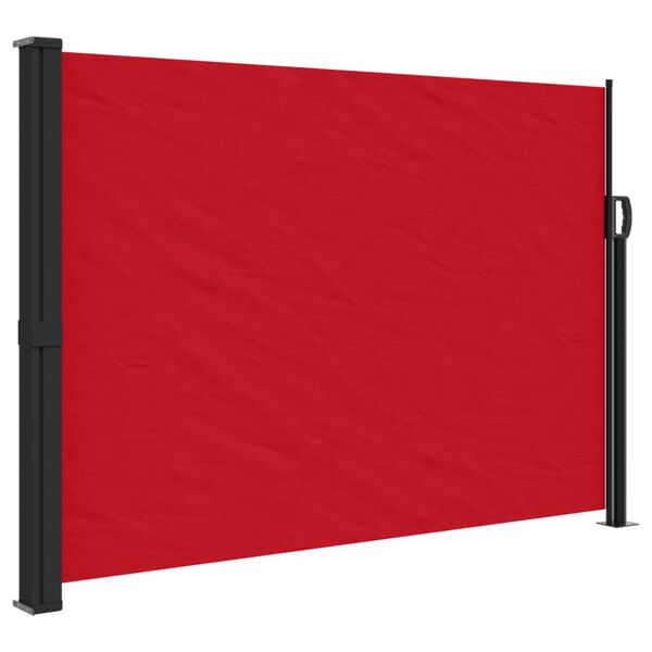 vidaXL Toldo lateral retr&aacute;ctil rojo 140x300 cm