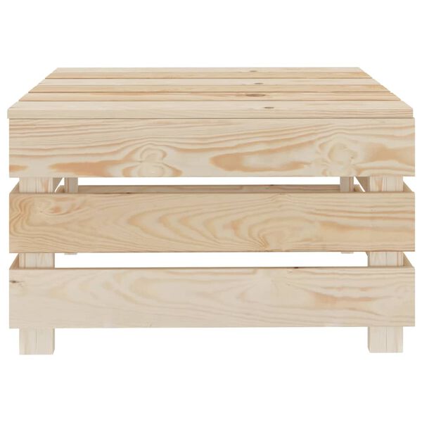 vidaXL Mesa de pal&eacute;s para jard&iacute;n madera