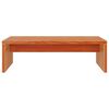 vidaXL Soporte de monitor madera maciza pino marr&oacute;n cera 50x27x15 cm