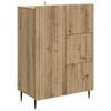 vidaXL Aparador Roble artisan 66 x 34,5 x 91,5 cm Madera de Ingenier&iacute;a