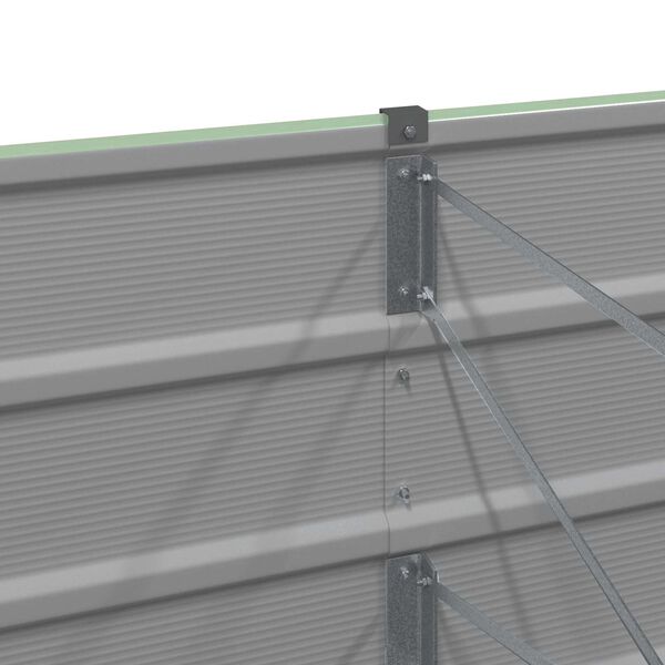 vidaXL Jardinera Verde Pastel 480 x 50 x 45 cm Acero Galvanizado