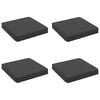 vidaXL Cojines de Asiento de 4 Piezas VUGHT 4 pcs 100% Poli&eacute;ster