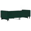 vidaXL Sof&aacute; cama nido terciopelo verde oscuro 80x200 cm