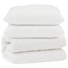 vidaXL Edred&oacute;n con almohada 3 uds. Microfibra