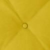vidaXL Cojín de Espalda Amarillo 50 x 45 cm Tela de pana