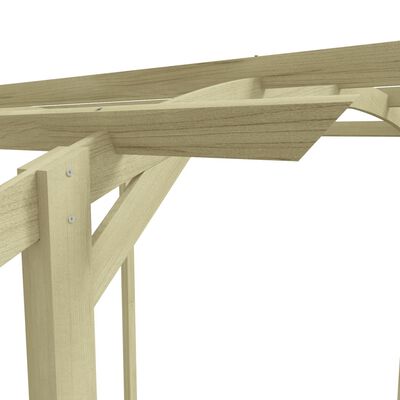 vidaXL Pérgola de jardín madera de pino impregnada 180x197x210 cm