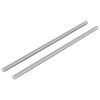 vidaXL Varilla Roscada 2 uds. Plateado 6 x 170 mm Acero