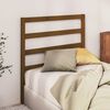 vidaXL Cabecero de cama madera maciza pino marr&oacute;n miel 95x4x100 cm