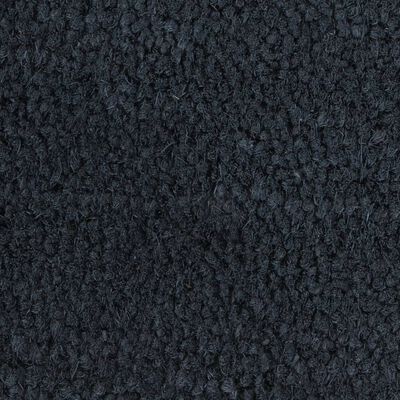 vidaXL Felpudo de fibra de coco gris oscuro 100x300 cm