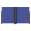 vidaXL Toldo lateral retráctil azul 140x600 cm