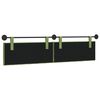 vidaXL Cabecera Colgante Verde claro 210 x 55 x 7 cm Terciopelo
