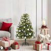 vidaXL Árbol de Navidad artificial con ramas plegables y conos 150 cm