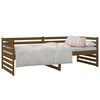 vidaXL Sof&aacute; cama sin colch&oacute;n madera maciza pino marr&oacute;n miel 80x200 cm