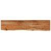 vidaXL Estante pared rectangular madera acacia borde vivo 120x20x2,5cm