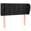 vidaXL Cabecero de terciopelo negro 103x23x78/88 cm