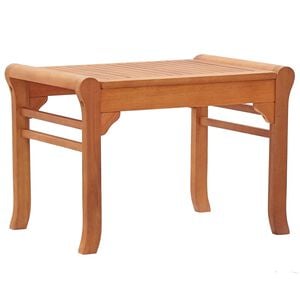 vidaXL Banco de jard&iacute;n madera maciza de eucalipto 64 cm
