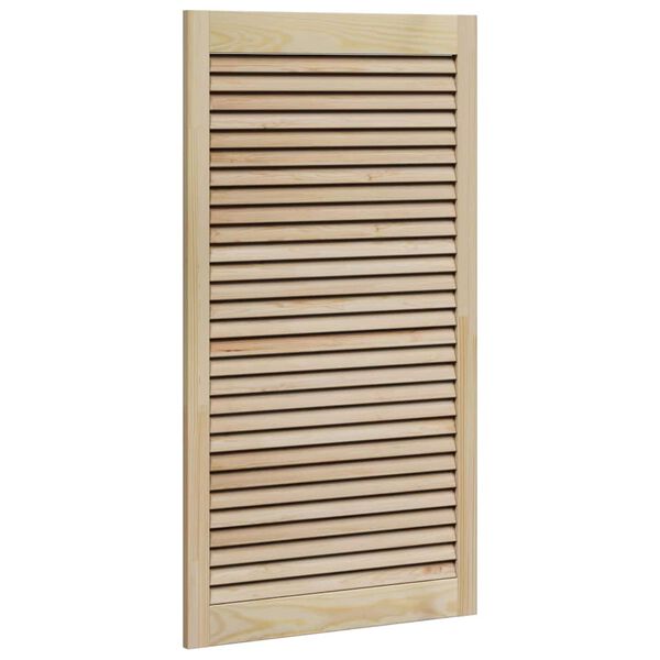 vidaXL Puerta de Armario con puerta 2 pcs Natural 110 x 2,1 x 59,5 cm