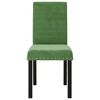 vidaXL Sillas de comedor 4 unidades terciopelo verde oscuro