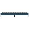 vidaXL Estructura de cama sin colch&oacute;n terciopelo azul oscuro 100x210cm