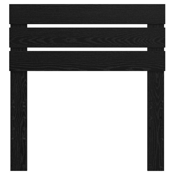 vidaXL Cabecero Roble Negro 100 cm Madera contrachapada