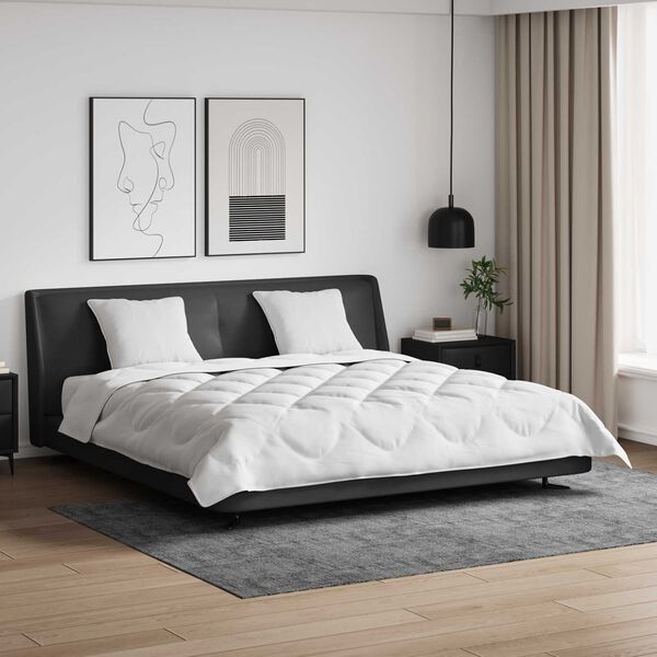 vidaXL Edred&oacute;n con almohada 3 pcs Microfibra