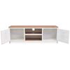 vidaXL Mueble para TV blanco 120x30x40 cm