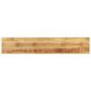 vidaXL Tablero de mesa rectangular madera mango rugosa 180x30x2,5 cm