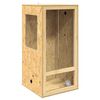 vidaXL Terrario Marr&oacute;n 50 x 50 x 100 cm OSB