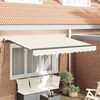 vidaXL Toldo Retr&aacute;ctil Crema 250 x 200 cm Poli&eacute;ster y Aluminio
