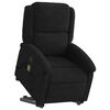 vidaXL Sillón reclinable de masaje elevable terciopelo negro