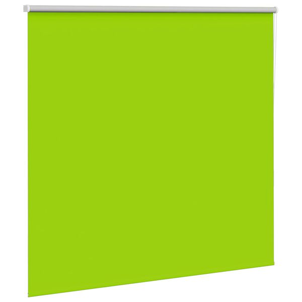vidaXL Estor Enrollable Opaco hojas verde 155x150cm Tela Ancho 151,6cm