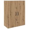 vidaXL Aparador alto 2 pcs Roble artesanal Madera de ingenier&iacute;a