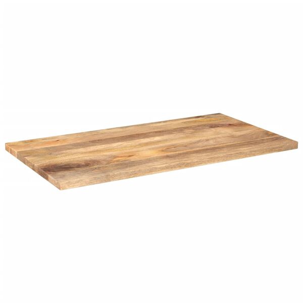 vidaXL Tablero de mesa rectangular madera maciza mango 110x60x2,5 cm