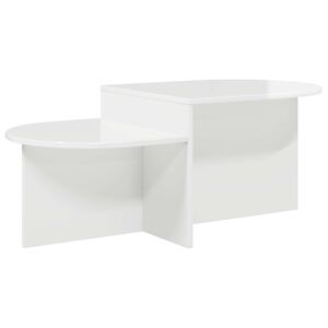 vidaXL Mesa de Caf&eacute; Brillante 100 x 50 x 40 cm Madera de Ingenier&iacute;a