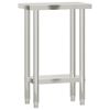 vidaXL Mesa de trabajo de cocina acero inoxidable 55x30x85 cm