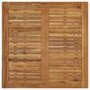 vidaXL Mesa plegable de jardín de madera maciza de acacia 90x90x75 cm