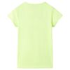 Camiseta infantil amarillo fluorescente 92