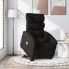 vidaXL Sill&oacute;n de masaje el&eacute;ctrico reclinable elevable tela negro