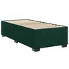 vidaXL Cama box spring con colch&oacute;n terciopelo verde oscuro 90x190 cm