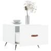 vidaXL Mesas de centro 2 uds madera de ingeniería blanco 50x50x40 cm