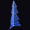 vidaXL &Aacute;rbol de Navidad con 160 LED Azul 150 cm Acr&iacute;lico