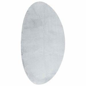 vidaXL Alfombra HUARTE Gris 100 x 200 cm Poli&eacute;ster