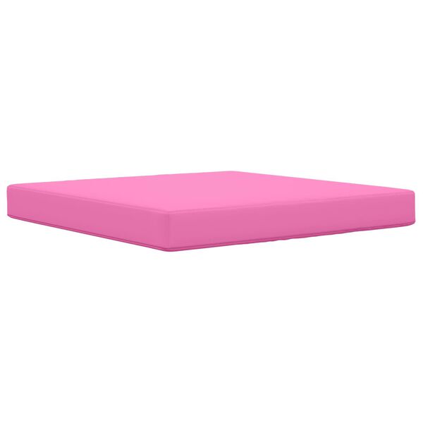 vidaXL Coj&iacute;n para sof&aacute; de exterior Rosa 80 x 80 x 8 cm Poli&eacute;ster