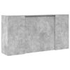 vidaXL Mostrador de recepci&oacute;n gris hormig&oacute;n 200x50x103,5 cm