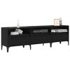 vidaXL Gabinete de TV con caj&oacute;n Roble Negro 150 x 30 x 45 cm