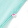 Camiseta infantil verde menta claro 92