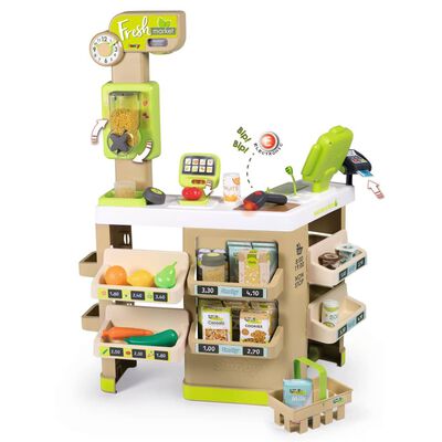 Smoby Supermercado de juguete verde Fresh 70x60x90 cm