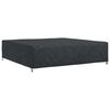 vidaXL Funda para muebles Liso Negro 300 x 300 x 70 cm 210D