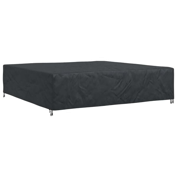 vidaXL Funda para muebles Liso Negro 300 x 300 x 70 cm 210D